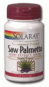 Saw Palmetto (120 Softgels) Solaray Vitamins