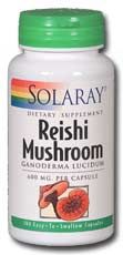 Reishi Mushroom (100 Caps) Solaray Vitamins