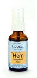 Hemorrhoid Relief (1.0 fl.oz) Liddell (Liddel)