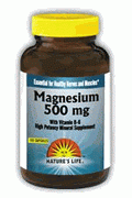 Magnesium 500mg Nature's Life