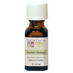 Organic Sweet Orange Essential Oil (.25 fl.oz) Aura Cacia