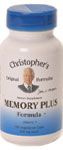 Memory Plus (100 Caps) Christophers Original Formulas
