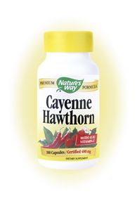 Cayenne Hawthorn with Vitamin E (100 caps) Nature's Way