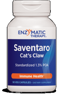 Saventaro maximum strength Cat's Claw(30  veg caps) Enzymatic Therapy