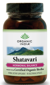 Shatavari Hormonal Balance (400 mg, 90 capsules)* Organic India