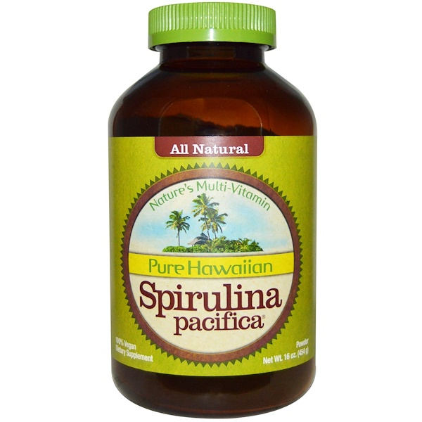 Hawaiian Spirulina Pacifica Powder (16oz) Nutrex Hawaii