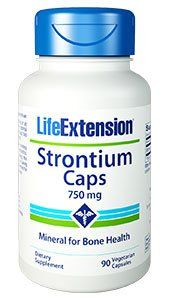 Strontium Caps 750 mg (90 Vcaps)* Life Extension