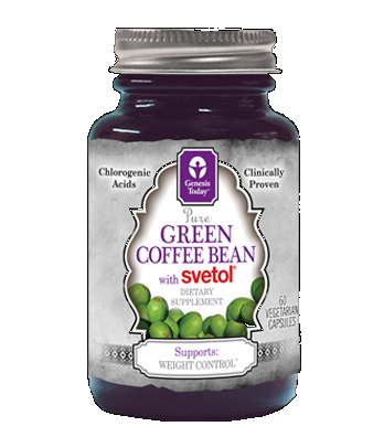 Svetol Green Coffee Bean Extract (60 Vegetarian Capsules)* Genesis Today