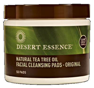 Tea Tree Oil Facial Cleansing Pads Desert Essence