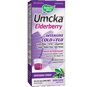 Umcka Elderberry Intensive Cold Plus Flu (4oz) Nature's Way