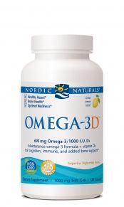 Vitamin D3 in Olive Oil (120 SGels)* Nordic Naturals