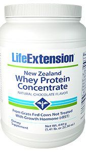 New Zealand Whey Protein Chocolate (1.41 lb)* Life Extension