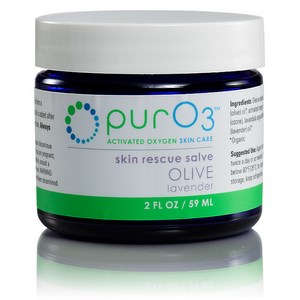 PurO3 saturates organic olive oil with activated oxygen (O3) to form a soothing, oxygen-rich skin salve. Aromatic lavender essential oil is added after ozonation. Use to enhance the beauty and appearance of your skin. Buy Today at Seacoast.com!.