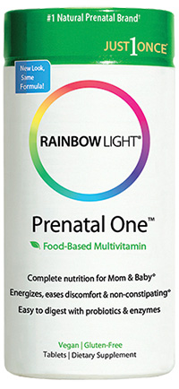 Prenatal and Postnatal One per day Multivitamin, perfect for vegetarian and vegan diets. Excellent formula supporting Mom's nutrition and energy!.
