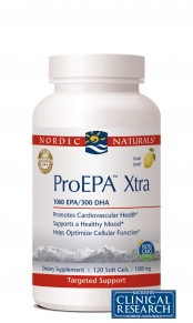 ProEPA Xtra (120 gel caps) Nordic Naturals ProEPA Xtra is an omega-3 essential fatty acid formula often recommended by doctors for cardiovascular health and proper immune support..