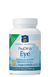 ProDHA Eye from Nordic Naturals provides nutritional support in the prevention of macular degeneration and other common vision disorders..