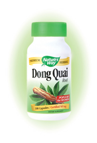 Nature's Way Dong Quai Root Capsules. Dong Quai (Angelica sinensis) root contains a guaranteed natural potency of 0.25% ligustilide..