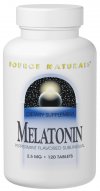 Source Naturals Melatonin contains 2.5mg of peppermint flavored sublingual. Sleep and feel rested in the morning..