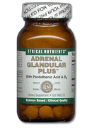 Ethical Nutrients Adrenal Glandular Plus Adrenal Glandular Plus supports adrenal function. It is cold processed and all-natural..