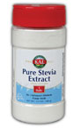 Pure Stevia Extract by KAL is an all-natural sugar alternative that can be used to sweeten drinks and food..
