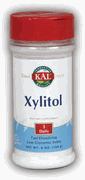 KAL Xylitol is a natural substance found in many fruits and vegetable that contains 33% fewer calories than the equivalent amount of sugar and does not promote tooth decay..