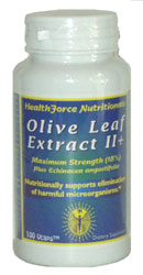 Olive Leaf Extract II+ (100 caps) from HealthForce offers immune boosting support and protection from harmful microorganisms..