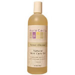 Aura Cacia Sweet Almond Natural Skin Care Oil nourishes and moisturizes skin with natural botanical extracts..
