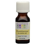 Aura Cacia Frankincense Essential Oil (.5oz) for a 100% botanical fragrance oil that has the wonderful and aromatic smell of Frankincense.