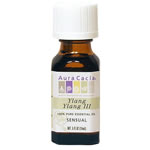 Aura Cacia Ylang Ylang III Essential Oil is an all natural botanical oil that helps rejuvenate the body and revitalize the senses..
