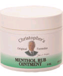A synergistic blend of herbs for tension headaches and sinus pressure. Traditionally used as a natural decongestant. This balm brings blood circulation to the surface of the skin causing it to temporarily redden. This formula has been used historically to relieve tension and pressure. This balm is great for tension headache or sinus pressure. It should be used sparingly as this formula is strong..