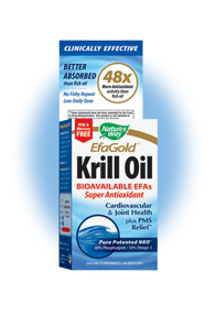 Nature's Way Neptune Krill Oil enhances mood and overall health through an important blend of phospholipids, antioxidants, and fatty acids, alleviating joint pain and increasing energy levels..