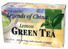Uncle Lee's Tea - Legends of China Lemon Green for a natural and fresh green tea that tastes as good as it is for you.