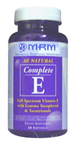 Complete E is a an ALL NATURAL, Full Spectrum Vitamin E.
