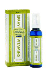 Liddell Multi Spray Vitamin, Daily Vitamin Oral Spray, Great Tasting Multivitamin Supplement.