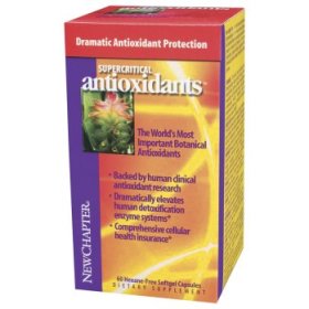 New Chapter Supercritical Antioxidants is a specially formulated blend of powerful antioxidants that all work together to enhance the body's overall health. Antioxidants protect cells against damaging free radicals. Supercritical Antioxidants significantly increase human detoxification enzyme systems..