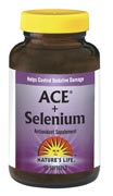 Nature's Life Ace + Selenium is a valuable blend of vitamins and Selenium that work together to provide antioxidant power..