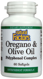 Oregano & Olive Oil Polyphenol Complex Antioxidant Formula.