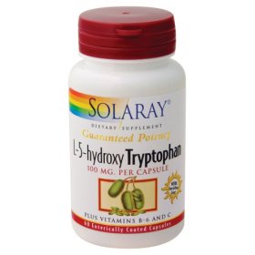 This unique product is a combination of natural L-5-hydroxytryptophan (L-5-HTP), Vitamins B-6 and C, and bioflavonoids..