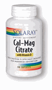 Cal-Mag Citrate contains Vitamin D to increase absorption of Calcium in the body. It also contains herbs for added nutrition..