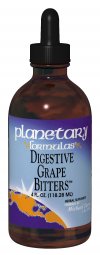 Planetary Formulas Digestive Grape Bitters provides you with three main classes of bitter herbs - tonic, warming and aromatic bitters..