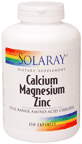Calcium, Magnesium and Zinc by Solaray supports many parts of the body. It is considered a triple threat..