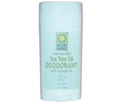 Tea Tree Oil Deodorant with Lavender Oil is aluminum free with natural plant extracts to combat wetness and odor all day..