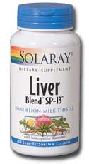 Liver Blend SP-13 Solaray Dandelion - Milk Thistle.
