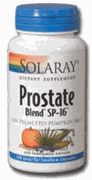 Prostate Blend SP-16 Solaray Saw Palmetto Pumpkin Seed.
