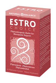 Estro Choice by Natural Balance provides herbal preparation for the many mid-life changes in women..
