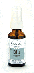 Liddell Letting Go, The Blues Spray is a product designed to help people recover from the blues.
