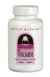 Source Naturals Vincamine (Vinpocetine) Promotes Cerebral Metabolism by prompting cerebral blood flow, and oxygen and glucose utilization..