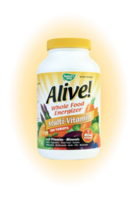 Nature's Way Alive! contains life-giving nutrients from more sources than any other supplement..