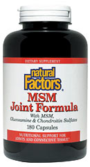 This special formulation is Natural Factors' synergistic blend of natural compounds to optimize joint health..