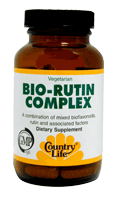 A combination of mixed bioflavonoids, rutin and associated factors. The Rutin in this product is N.F. grade (National Formulary) which is the highest grade Rutin available, and is especially effective.